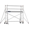 Échafaudage roulant AL300 base standard - Hauteur plancher 1,90m