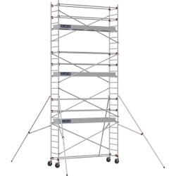 Échafaudage roulant AL300 base standard - Hauteur plancher 5,90m