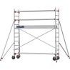 Échafaudage roulant AL255 base standard - Hauteur plancher 1,90m