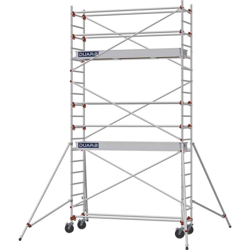 Échafaudage roulant AL255 base standard - Hauteur plancher 3,90m