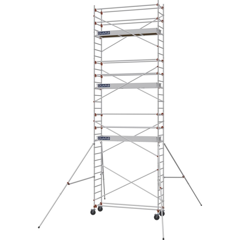 Échafaudage roulant AL255 base standard - Hauteur plancher 6,90m