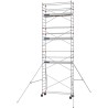 Échafaudage roulant AL255 base standard - Hauteur plancher 6,90m