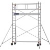 Échafaudage roulant AL255 garde-corps monobloc EXMDS - Hauteur plancher 2,90m