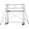 Échafaudage roulant AL255 garde-corps monobloc EXMDS - Hauteur plancher 1,90m