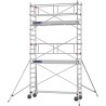 Échafaudage roulant AL255 garde-corps monobloc EXMDS - Hauteur plancher 3,90m