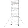 Échafaudage roulant AL255 garde-corps monobloc EXMDS - Hauteur plancher 6,90m
