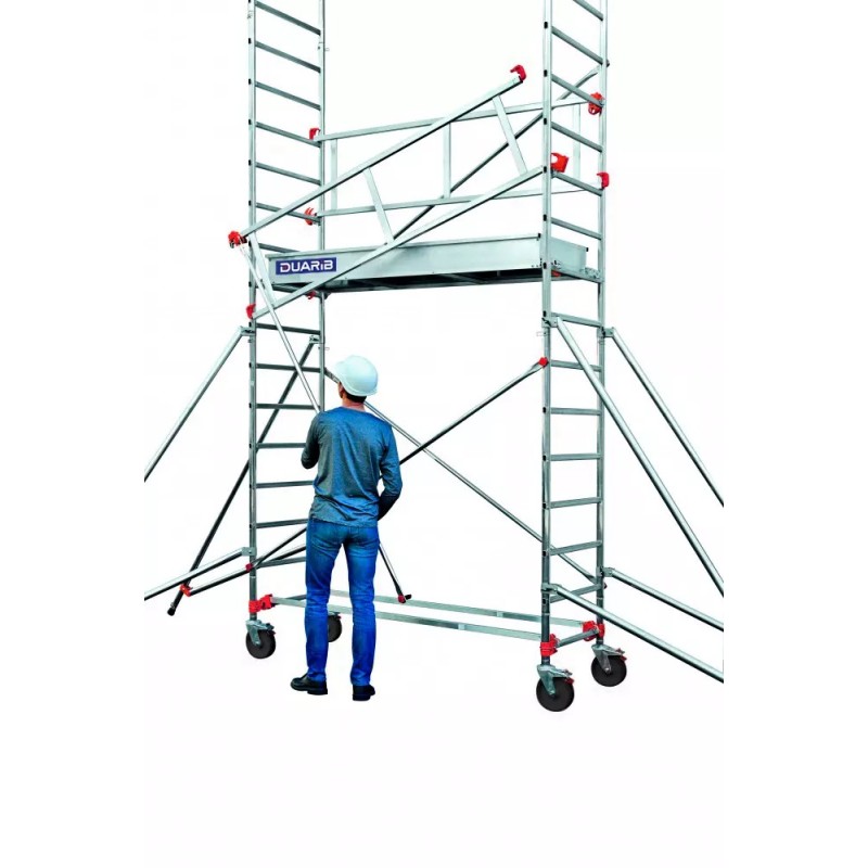 Mise en place du garde-corps monobloc