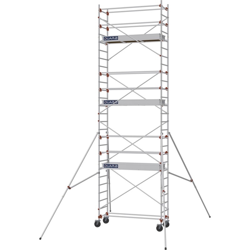 Échafaudage roulant AL205 base standard - Hauteur plancher 5,90m