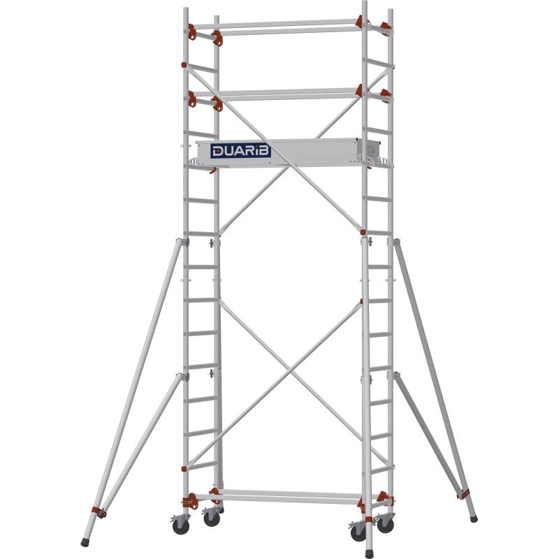 Échafaudage roulant AL135 base standard - Hauteur plancher 2,80m