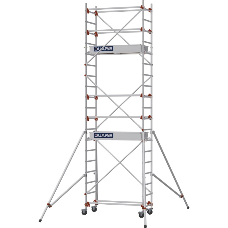 Échafaudage roulant AL135 base standard - Hauteur plancher 3,80m