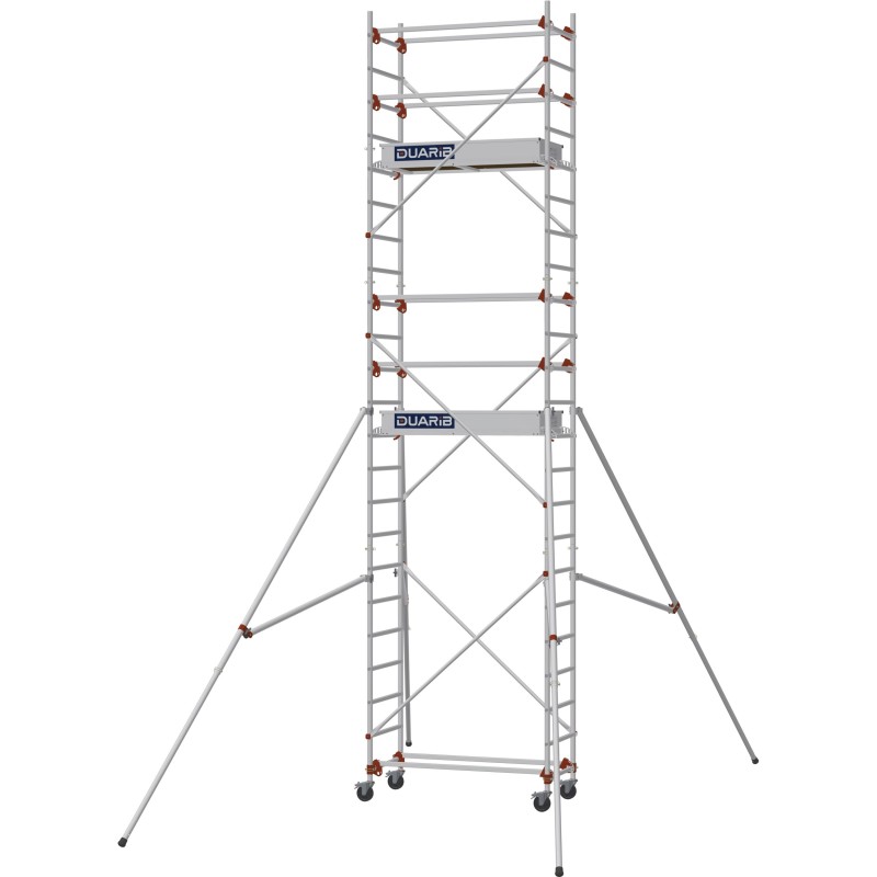Échafaudage roulant AL135 base standard - Hauteur plancher 4,80m