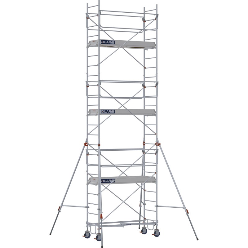 Échafaudage roulant aluminium Rollstar 205, 205 m - Hauteur plancher 5,90m
