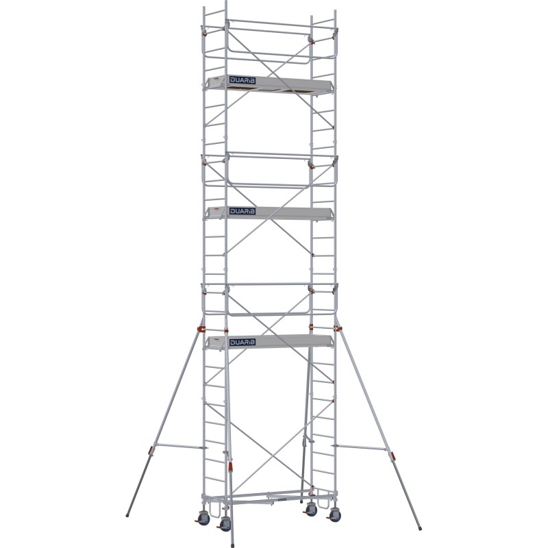 Échafaudage roulant aluminium Rollstar 205, 205 m - Hauteur plancher 7,10m