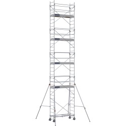 Échafaudage roulant aluminium Rollstar 205, 205 m - Hauteur plancher 9,20m