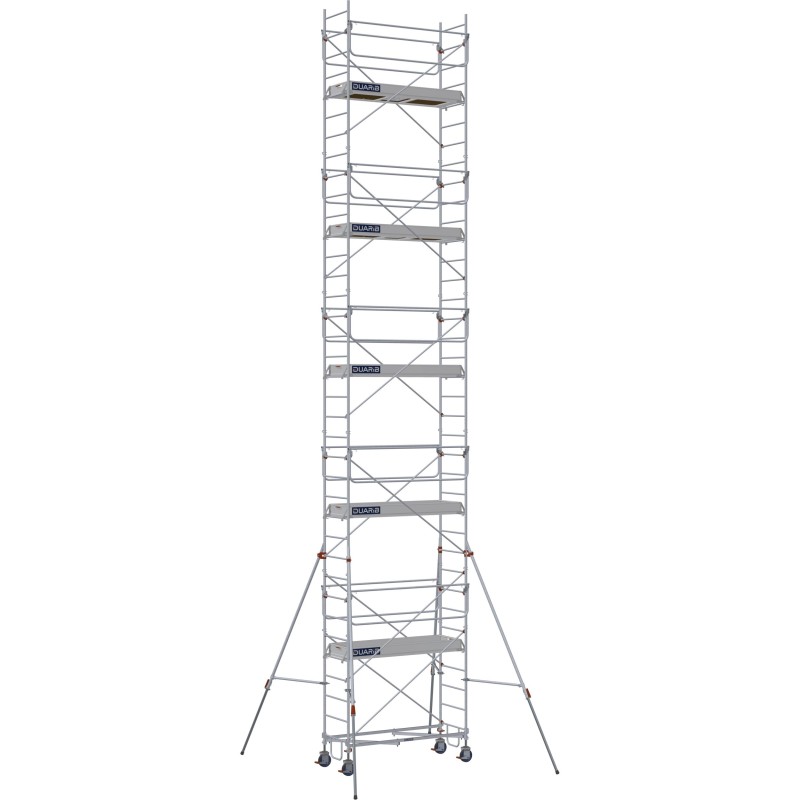 Échafaudage roulant aluminium Rollstar 205, 205 m - Hauteur plancher 10,10m