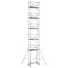 Échafaudage roulant aluminium Rollstar 205, 205 m - Hauteur plancher 11,30m