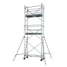 Échafaudage roulant aluminium Rollstar 205, 205 m - Hauteur plancher 5m