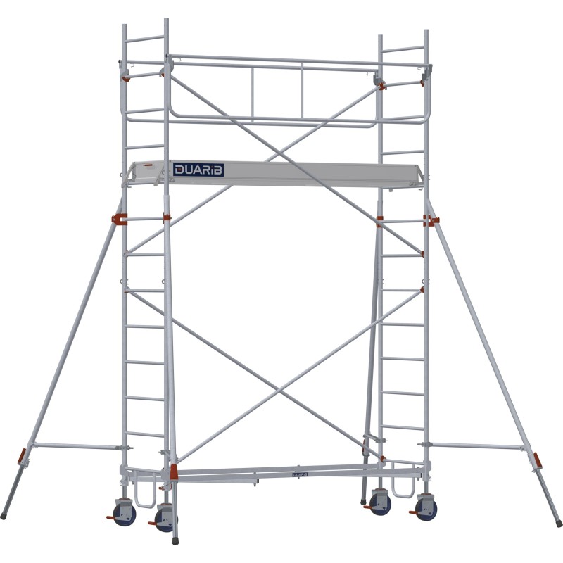 Échafaudage roulant acier Rollstar 254 Hauteur plancher 2,90m