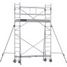 Échafaudage roulant acier Rollstar 254 Hauteur plancher 2,90m