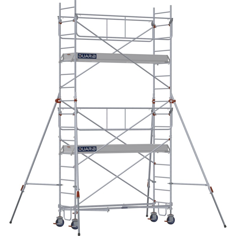 Échafaudage roulant acier Rollstar 254 Hauteur plancher 3,80m