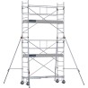 Échafaudage roulant acier Rollstar 254 Hauteur plancher 3,80m