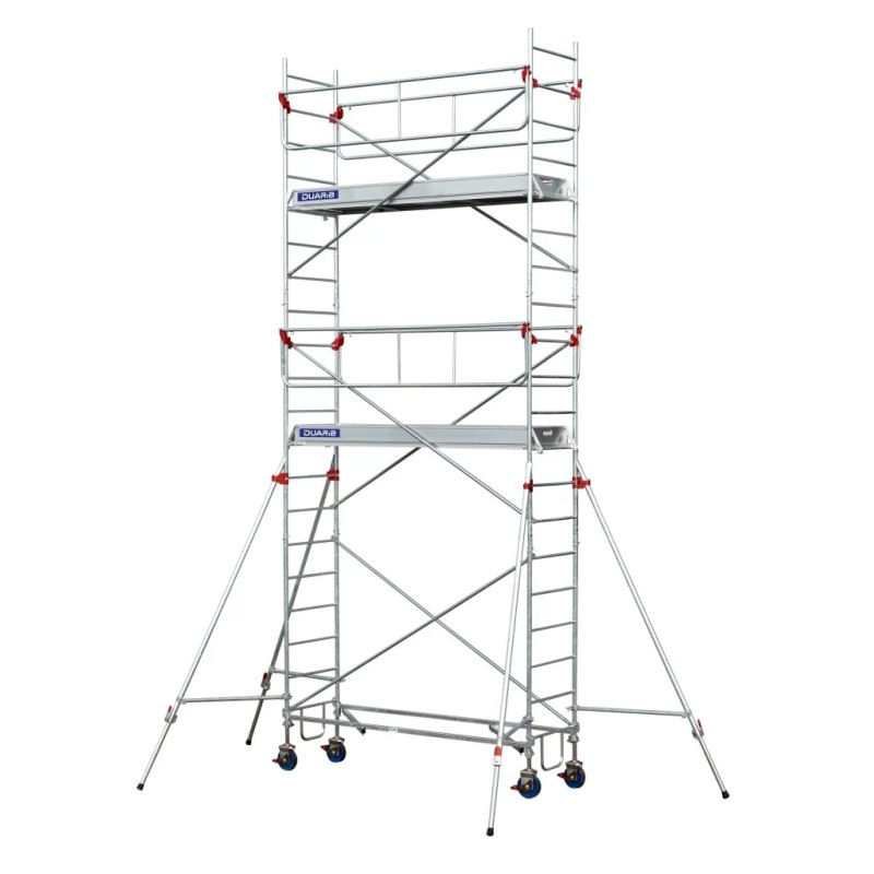 Échafaudage roulant acier Rollstar 254 Hauteur plancher 5m