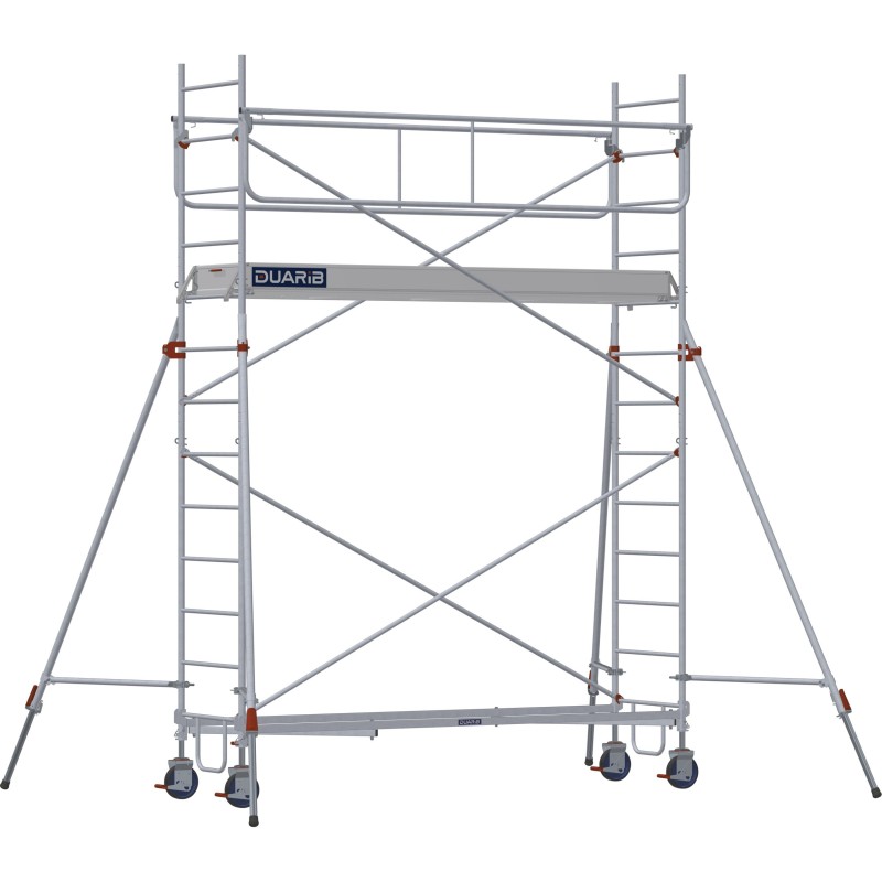 Échafaudage roulant acier Rollstar 295 Hauteur plancher 2,90m
