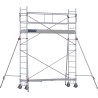 Échafaudage roulant acier Rollstar 295 Hauteur plancher 2,90m