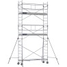 Échafaudage roulant acier Rollstar 295 Hauteur plancher 5m