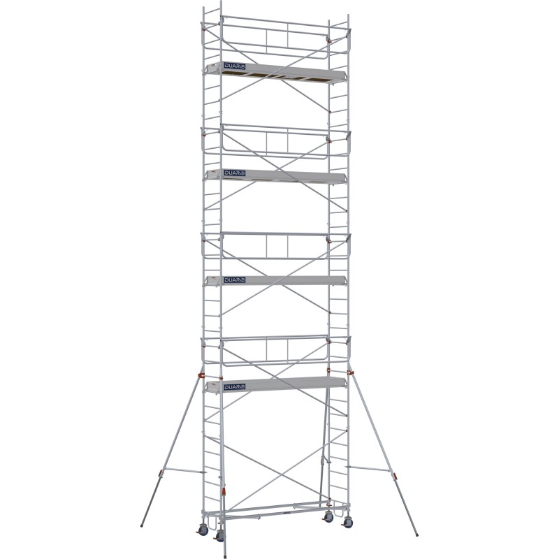 Échafaudage roulant acier Rollstar 295 Hauteur plancher 9,20m