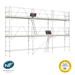 Lot Echafaudage Fixe 60 m² sécurisé NF | MINET Acces