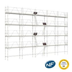 Lot d'échafaudages fixe fabriqué en France.