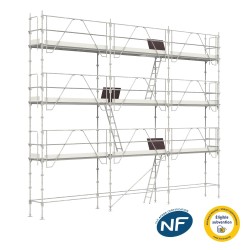 Echafaudage fixe NF à composer adapté à tous les besoins.