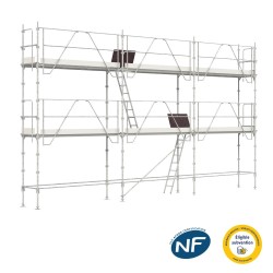 échafaudage fixe de 60m2 à composer, certifié NF et éligible Carsat