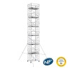 Echafaudage roulant, certifié NF, éligible Carsat.