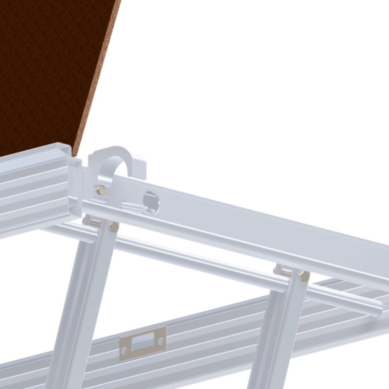 Trappe à échelle aluminium et bois