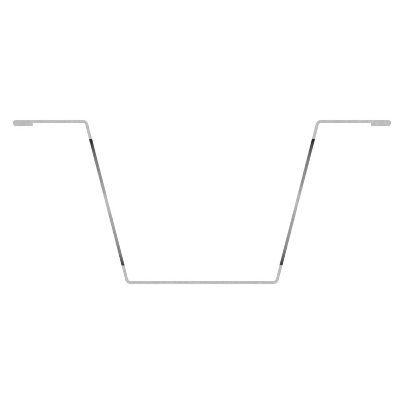 Détail technique d'une plinthe d'échafaudage