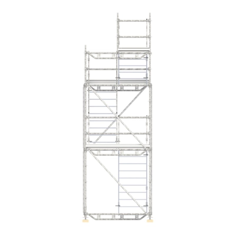 Tour d'échafaudage avec escalier