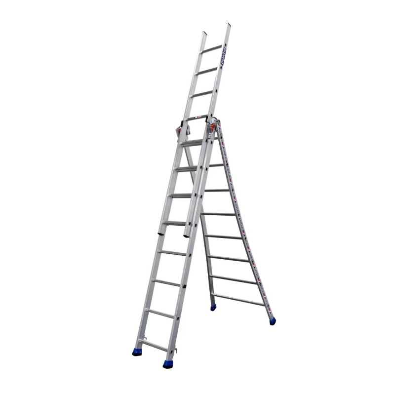 Échelle transformable T3 3x8 barreaux autostable aérienne
