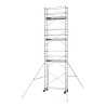 échafaudage NF en aluminium