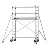 échafaudage un plancher avec lisses de protections