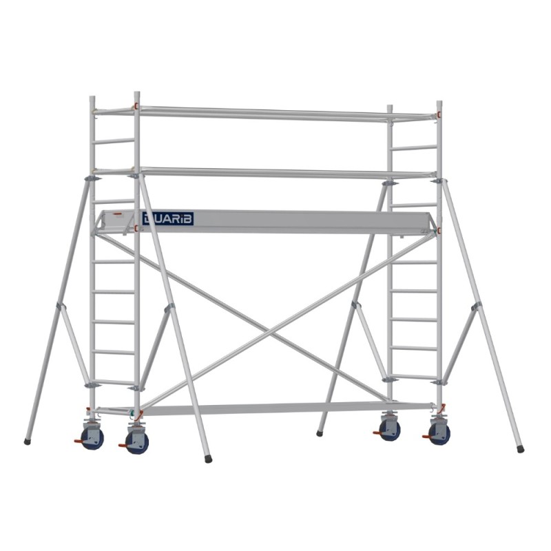 échafaudage roulant professionnel en aluminium