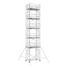 Structure aluminium de l'échafaudage roulant Docker 150
