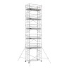 Vue générale de l'échafaudage roulant aluminium Docker 150