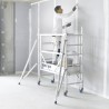 Échafaudage roulant autostable pour travaux intérieurs