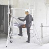 Échafaudage roulant compact fabriqué en France