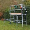 NATUROLL sur terrain enherbé pour interventions en hauteur