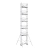 Vue générale de l'échafaudage roulant Rollstar longueur 2,05 m