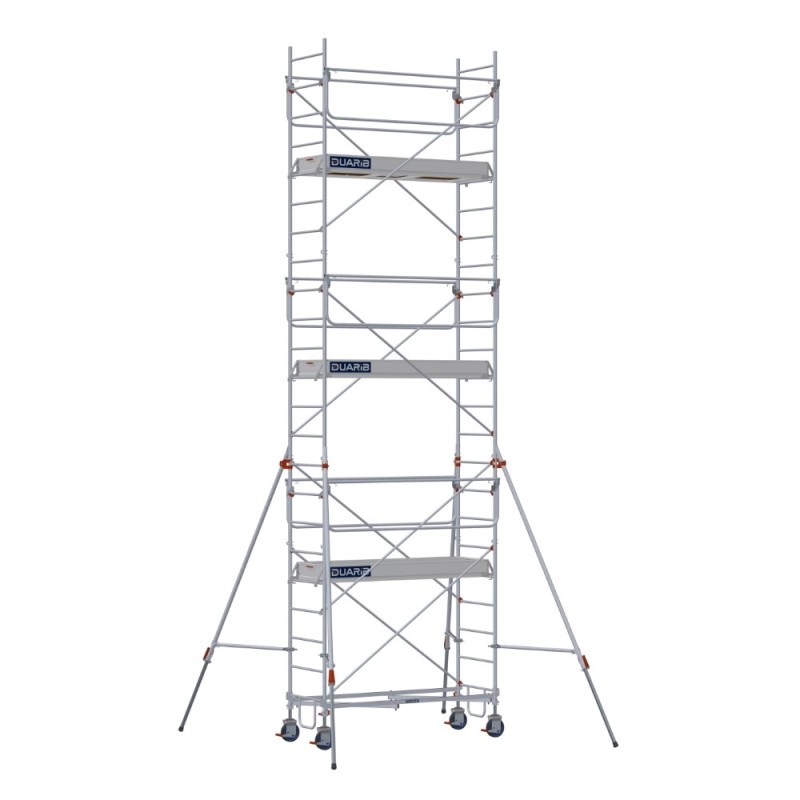 Roues réglables Ø 200 mm pour échafaudage roulant professionnel