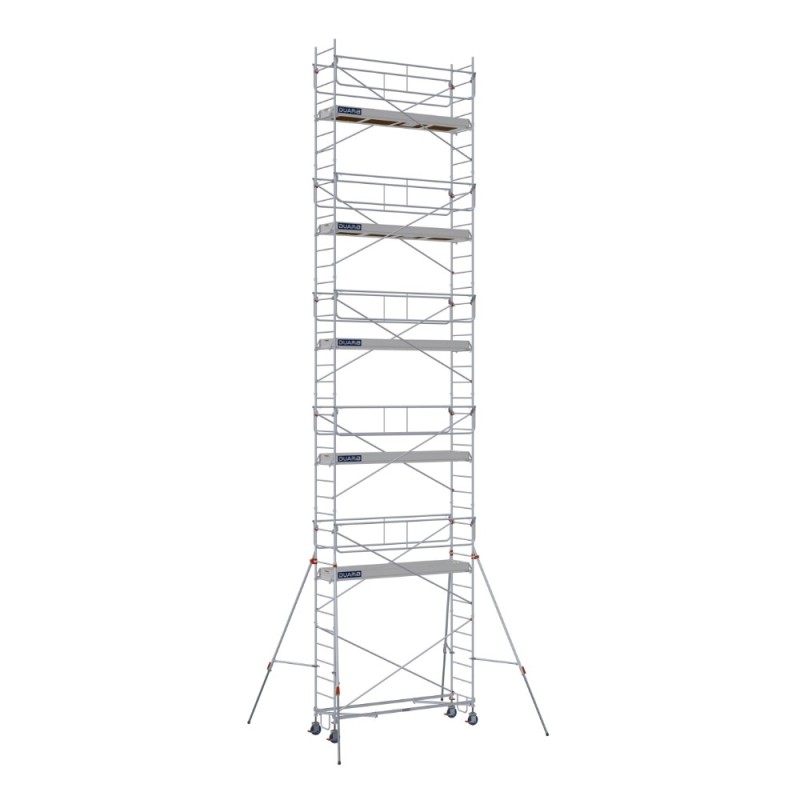 Vue générale de l'échafaudage roulant Rollstar longueur 2,95 m